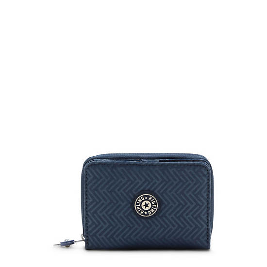 Kipling Money Love Classic Small Wallet Wallets Endless Blue Embossed | CA 2201UZ